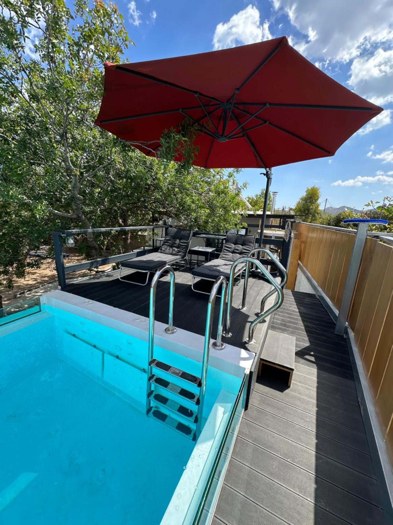 Solmar Aegina With Private Pool - Jacuzzi Apartment Khloi ภายนอก รูปภาพ