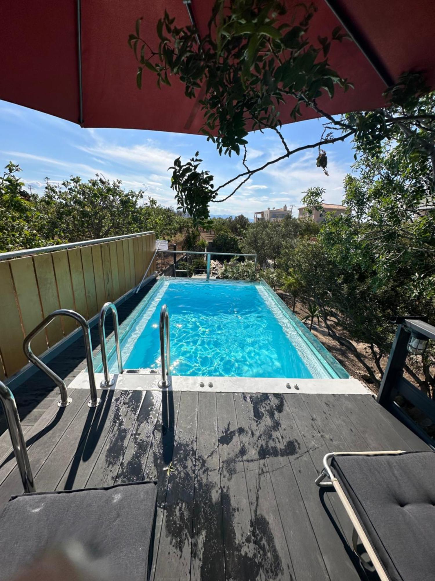 Solmar Aegina With Private Pool - Jacuzzi Apartment Khloi ภายนอก รูปภาพ