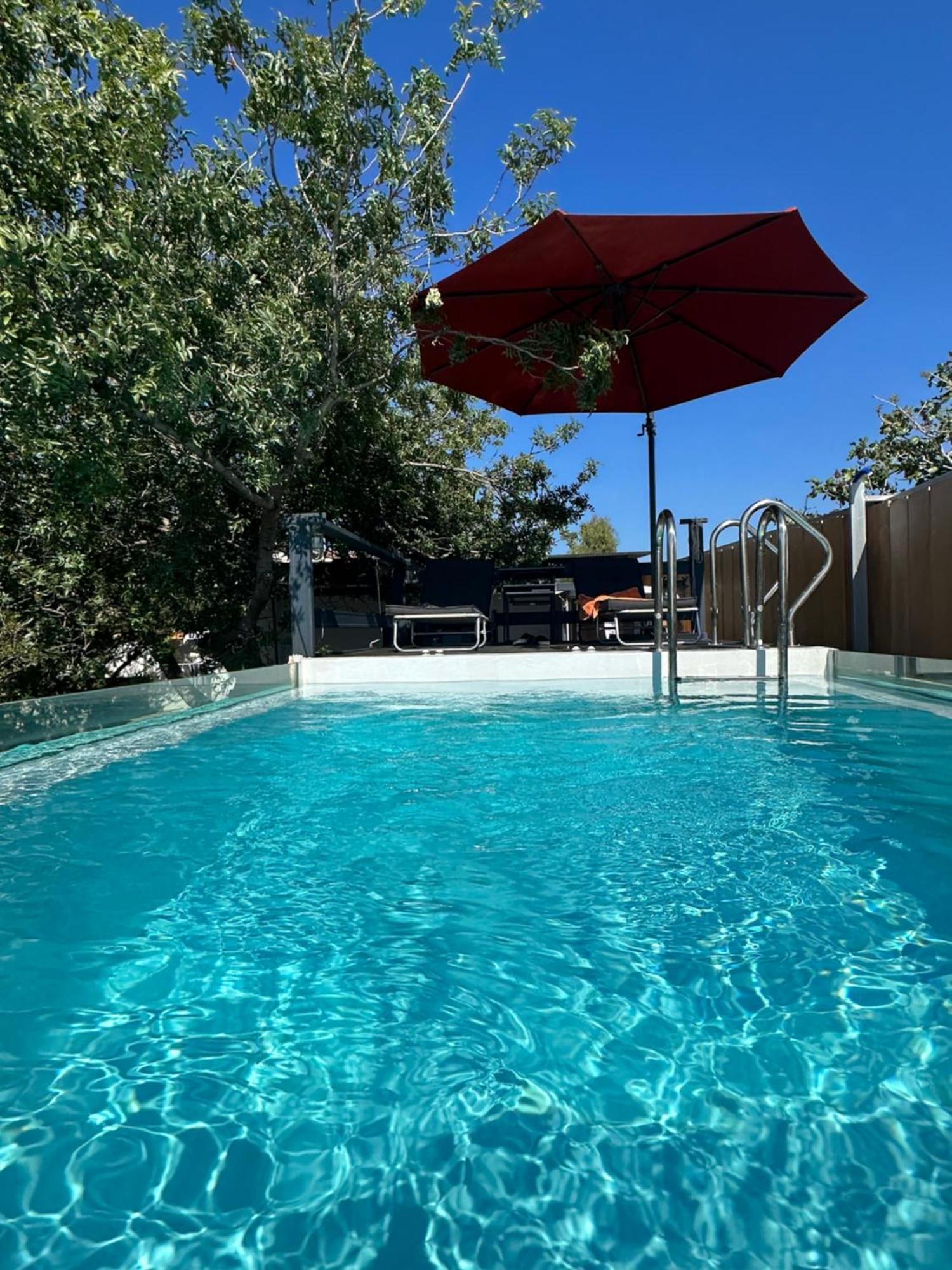 Solmar Aegina With Private Pool - Jacuzzi Apartment Khloi ภายนอก รูปภาพ